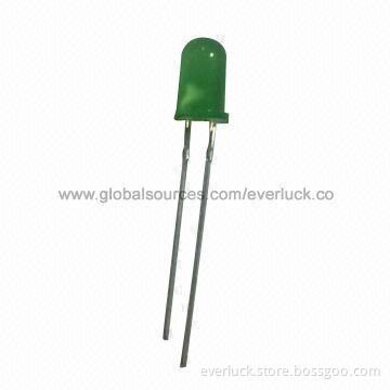 DIP Round, Green, LED Components